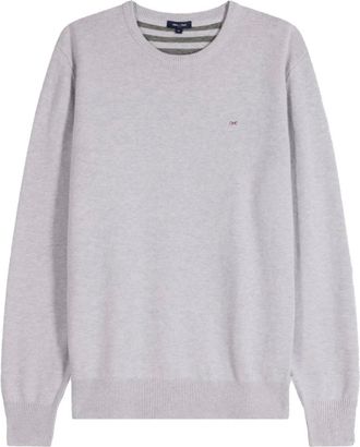 Eden Park Truien & Vesten, Heren, Grijs, S, Katoen, Wol & Katoen Ronde Hals Trui