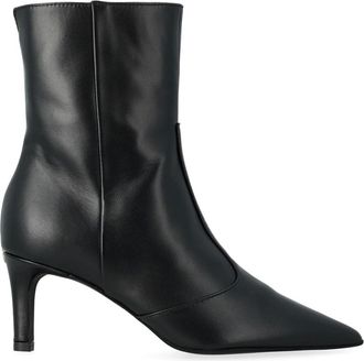 Furla Schoenen, Dames, Zwart, 38 EU, Leer, Essential Stiletto Boot