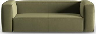 BLOOMINGLOFT 3-Sitzer Design Sofa Mackay mit Samtbezug