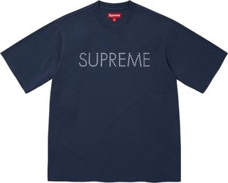 SUPREME FW26 Hearts Studded S/S T-Shirt Navy SUP-FW26-081-NVY