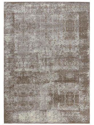 benuta Alfombra de tejido plano gris 80x165