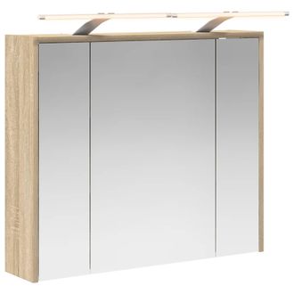 vidaXL Armario Con Espejo De Ba&ntilde;o Roble Sonoma 73,5 X 16 X 62,5 Cm Vidaxl