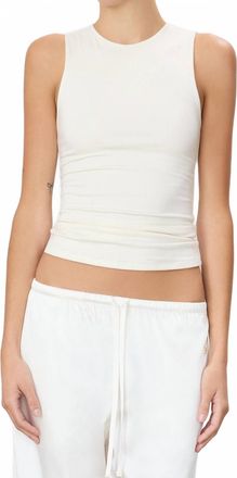 &Eacute;terne Sleeveless Crewneck Tank Top In Ivory