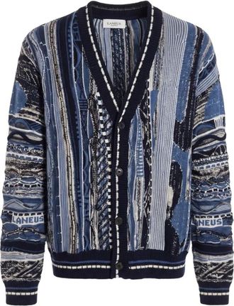 Laneus Hombre, Jerseys, Azul, Talla: S
