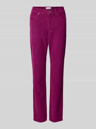 Angels Slim Fit Cordhose im 5-Pocket-Design Modell Cici in Fuchsia, Gr&ouml;&szlig;e 46/30