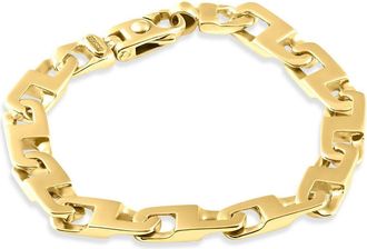 Pompeii3 Mens 14k Gold (45gram) or Platinum (73gram) 8.5mm Link Bracelet 9