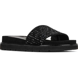 Donald J Pliner Joella Slide Sandal in Black at Nordstrom Rack, Size 6.5