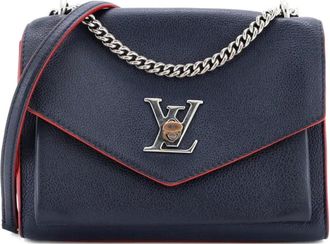 Louis Vuitton Mylockme Handbag Leather BB crossbody bag - Blauw