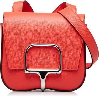 Herm&egrave;s Pre-owned Hermes Mini Epsom Della Cavalleria Unisex W0GY79YLFLUBQNM4