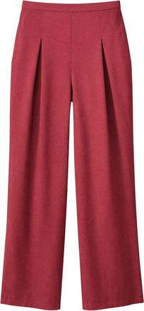 Mixray Dames Hoog-waist Wijde Pantalon van Krep