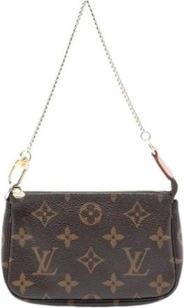 Louis Vuitton Pre-owned Mini Bags, female, Brown, Size: ONE SIZE Pre-owned Canvas Mini Bag