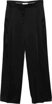 Stella McCartney Stella Mccartney geplooide satijnen broek