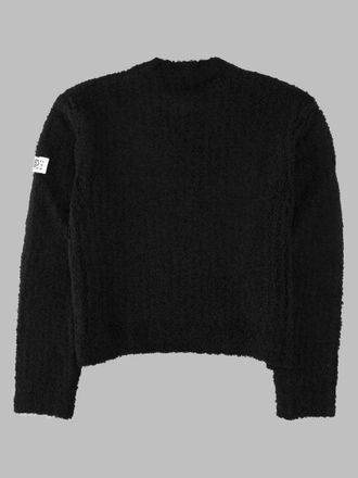 Maison Margiela Textured Boucl&eacute;-Effect Sweater - Black