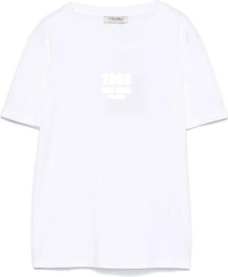 Max Mara S Max Mara T-shirts en Polos Wit - Dames - T-shirts - Wit - L - Tops