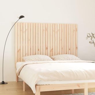 vidaXL Cabecero De Cama De Pared Madera Maciza De Pino 166x3x110 Cm Vidaxl