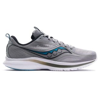 Saucony Kinvara 13 Textile Mens Lace Up Trainers - Alloy Topaz - Size:UK 10.5