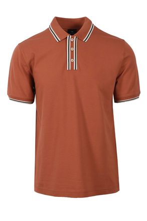 Paul Smith Mens REG FIT POLO SHIRT RED Cotton - Size X-Large