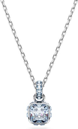 Swarovski Geboortesteen Dames Sieraden Van Metaal Ketting - Zilver 5651794