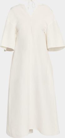 The Row Mia Silk A-Line Dress
