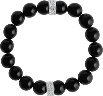 Brighton Womens Meridian Petite Stretch Bracelet In Black