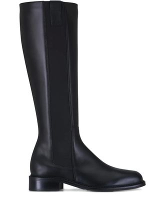 La Canadienne panelled knee-high boots - Black