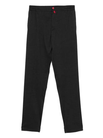 Kiton straight-leg trousers - Grey