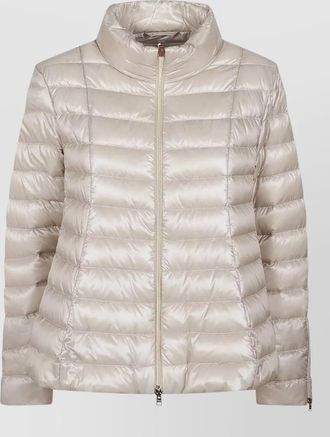 Herno quilted short down puffer jacket