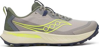 Saucony Mens Peregrine 15 Sneakers In Ridge Olivine