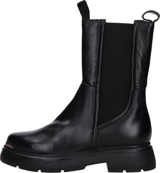 Mjus T61204 Enkellaarsjes - Dames - Chelseaboots - Zwart - 39 EU - Leer - Schoenen