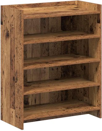 vidaXL Armario Zapatero Madera Envejecida 73,5 X 36 X 92 Cm Vidaxl