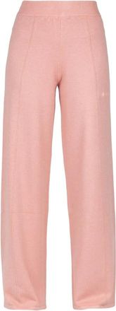 Hinnominate Wide Knit Sweatpants - - Trousers - Donna - Rosa - M