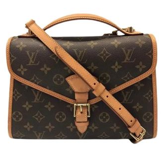 Louis Vuitton Pre-owned Handbags, female, Brown, Size: ONE SIZE Pre-owned M51122 Monogram Shoulder Bag