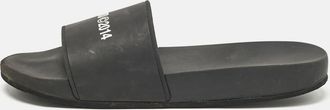 Axel Arigato Black Rubber Pool Slides