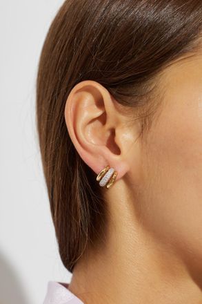 Kate Spade New York Earrings With Shimmering Crystals, Womens, Gold