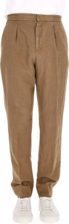 Officine G&eacute;n&eacute;rale Drew Model Lyocell-Cotton Fluid Trousers