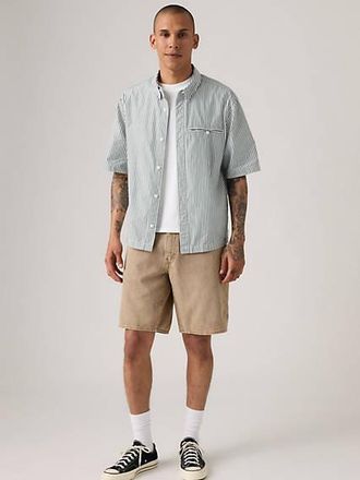 Levi's 468 Loose Lightweight Shorts - Mens - 30 - Beige / True Story Gd Ltwt Shorts