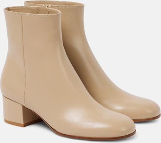 Gianvito Rossi Joelle 45 leather ankle boots