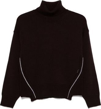 Alpha Studio Merino Wool Turtleneck Sweater