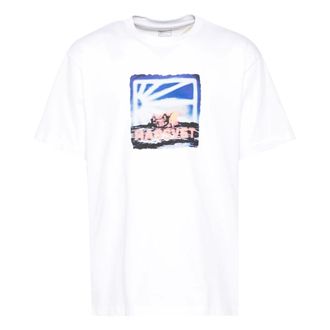 【RASSVET】CHROME TSHIRT [WHITE] Rassvet Logo T-Shirt in White | SVD USA