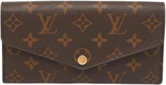 Louis Vuitton Pre-owned Wallets, female, Brown, Size: ONE SIZE Pre-owned Canvas Wallet