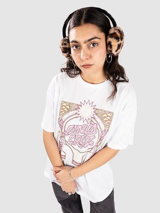 Santa Cruz Nouveau Front T-Shirt bianco