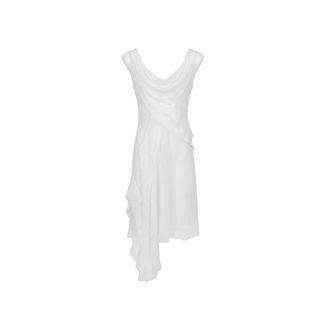 Gimaguas Boa Mini Dress - female - Gimaguas - Party Dresses - White - M - Dresses