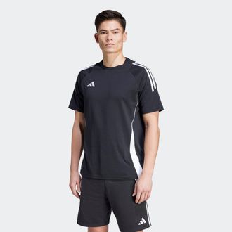 adidas Trainingsshirt ADIDAS PERFORMANCE TIRO24 SWTEE, Herren, Gr. XL, schwarz-weiss (schwarz, wei&szlig;), Obermaterial: 100% Baumwolle, normal, Rundhals, Shirts 