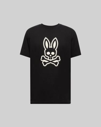 Psycho Bunny Mens Gage Graphic Tee 001 BLACK / XXXL