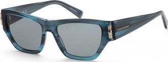 Longchamp Womens LO774S 54 407 Sunglasses - Blue - One Size