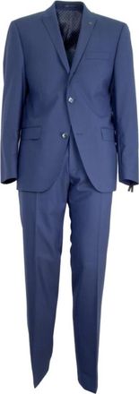 Roy Robson Blauw Wollen Herenpak - Heren - Business pakken - Blauw - L - Wol - Kostuums