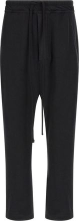 Thom Krom Black Relaxed Drawstring Pants