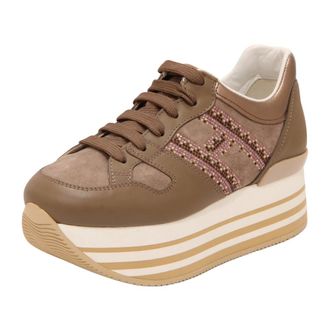 Hogan Sneakers, female, Multicolor, Size: 5 1/2 US H283 Maxi H Strass