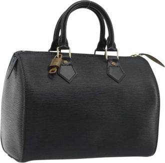 Louis Vuitton Vintage, unisex, Zwart, ONE Size, Leer, Pre-owned Pont Neuf GM Handtas