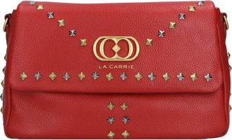 La Carrie Frivolous Crossbody Tas - Dames - Schoudertassen - Rood - ONE Size - Leer - Tassen